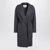 Max Mara Carnia Wool Coat With Denim-effect