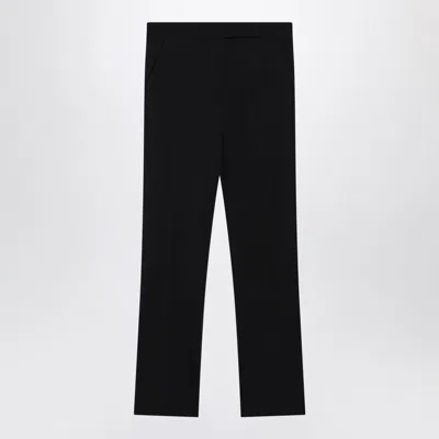 MAX MARA MAX MARA BLUE WOOL TROUSERS