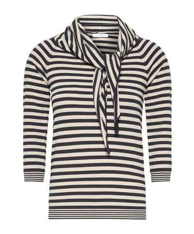 Max Mara Boat Neck Knitwear In Black