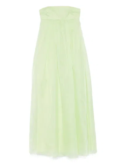 Max Mara Bocalle Maxi Dress In Green