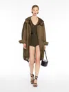 Max Mara Bodycon Knit Jumpsuit In Olive Green