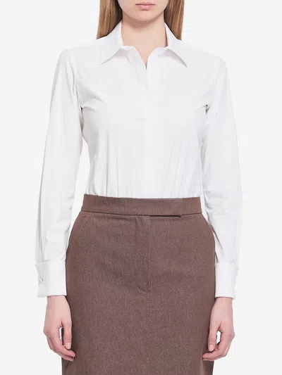 Max Mara Bodysuit Shirt In White