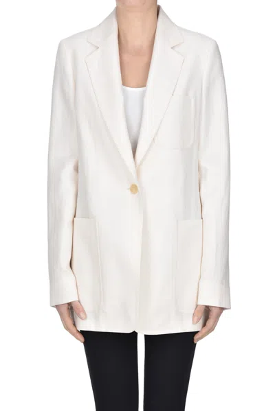 Max Mara Boemia Blazer In White