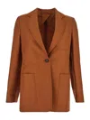 Max Mara Boemia Jacket In Marrone