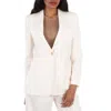 Max Mara Boemia Linen Suiting Blazer In Neutral