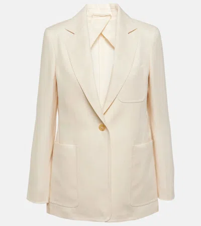 MAX MARA BOEMIA LINEN TWILL BLAZER
