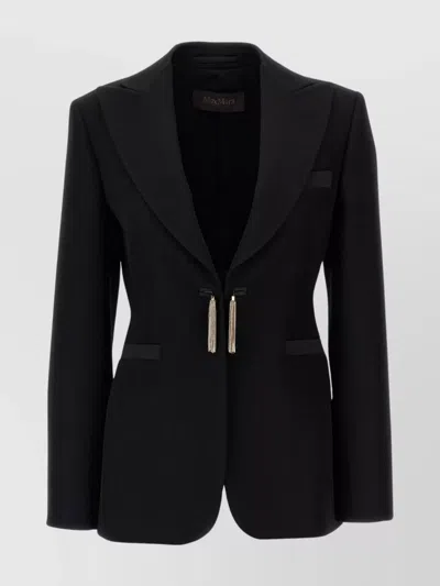 MAX MARA VIRGIN WOOL SINGLE-BREASTED BLAZER