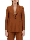 Max Mara Bohemia Summer Jacket In Brown
