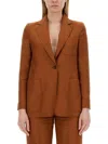 Max Mara Bohemia Summer Jacket In Brown
