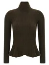 Max Mara Bolsena1234 Turtleneck Sweater In Green