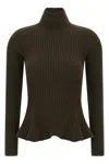 Max Mara Bolsena1234 Turtleneck Sweater In Green