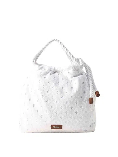 Max Mara Bolso Shopping - Blanco In White