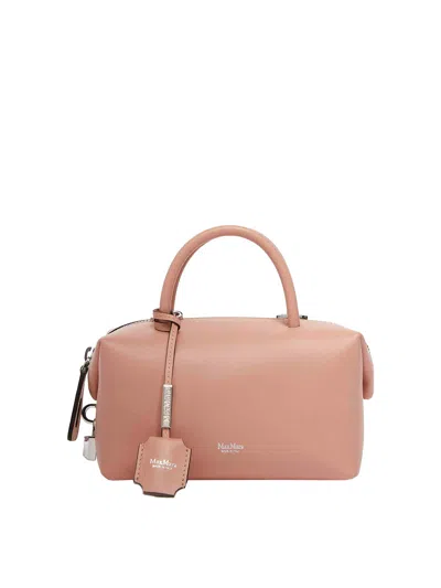 Max Mara Bolso Shopping In Color Carne Y Neutral
