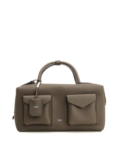 Max Mara Large Cargo Bag In Brown