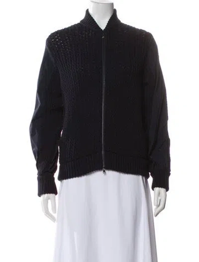 Pre-owned Max Mara Bomber Jacket In Black