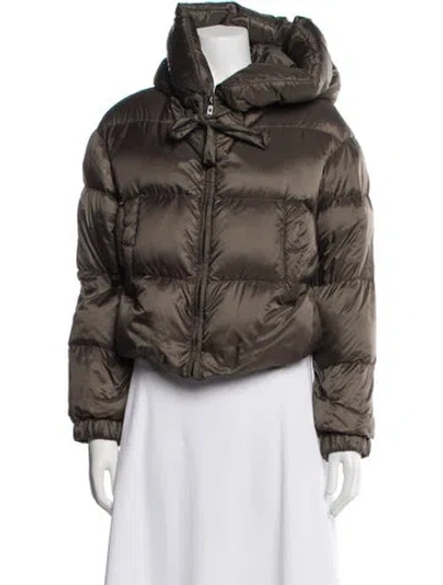 Pre-owned Max Mara Bomber Jacket In Brown