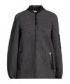 Max Mara Bomber Jackets In Gray