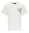 Max Mara Jersey T-shirt With Graphics In White