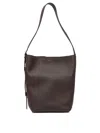 Max Mara Medium Archetipo Leather Shoulder Bag In Brown