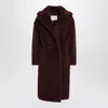 Max Mara Cherry Tedgirl Teddy Bear Icon Coat Coat In Red
