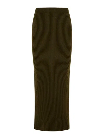 MAX MARA BORIS 1234 SHEATH SKIRT IN WOOL AND CACHEMIRE