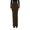 Max Mara Boris1234 Knitted Skirt Green In Green