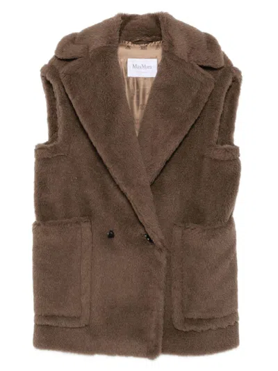 MAX MARA 'BORMIDA' TEDDY VEST MAX MARA