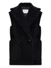 Max Mara Bormida1234 - Alpaca And Wool Teddy Waistcoat In Black