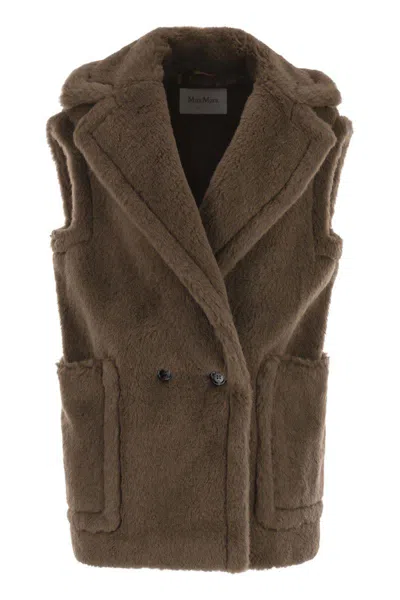 MAX MARA MAX MARA BORMIDA1234 - ALPACA AND WOOL TEDDY WAISTCOAT