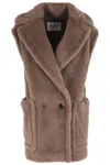 Max Mara Woman Brown Coats In Brown