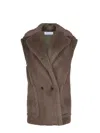 Max Mara "bormida1234" Coat In Brown