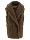 Max Mara Bormida1234 Vest In Brown