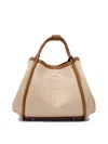 MAX MARA MAX MARA BORSA MARINE EXTRA SMALL IN TESSUTO EFFETTO RAFIA