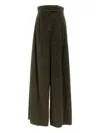 Max Mara Green Wide Leg Trousers In Green
