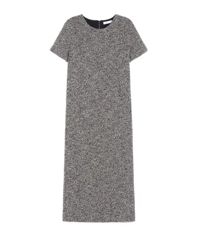 MAX MARA BOUCLÉ JERSEY MIDI DRESS