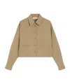 Max Mara Boxy-fit Heavy Cotton Shirt In Neutral