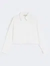 Max Mara Boxy-fit Heavy Cotton Shirt In White