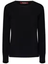 Max Mara Maxmara Studio Poker Sweater In Black