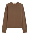 Max Mara Boxy-fit Wool And Cashmere Sweater In Brown