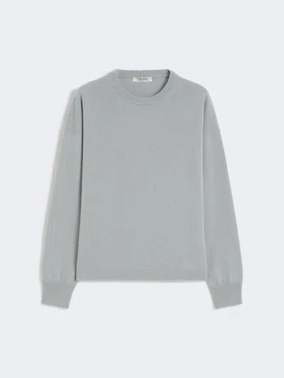 Max Mara Boxy-fit Wool And Cashmere Sweater In Gray