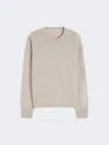 Max Mara Boxy-fit Wool And Cashmere Sweater In Neutral
