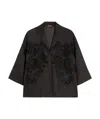 Max Mara Studio Legno Ramie Shirts In Black