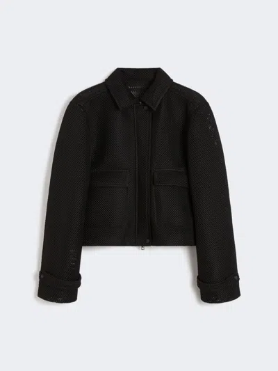 MAX MARA BOXY JACKET IN TECHNICAL MESH