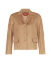Max Mara Boxy Single-breasted Wool Drap Jacket