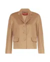 Max Mara Boxy Single-breasted Wool Drap Jacket