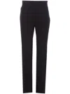 Max Mara Straight Casual Pants In Black