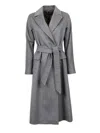 Max Mara Maxmara Studio Pazzo Coat In Gray