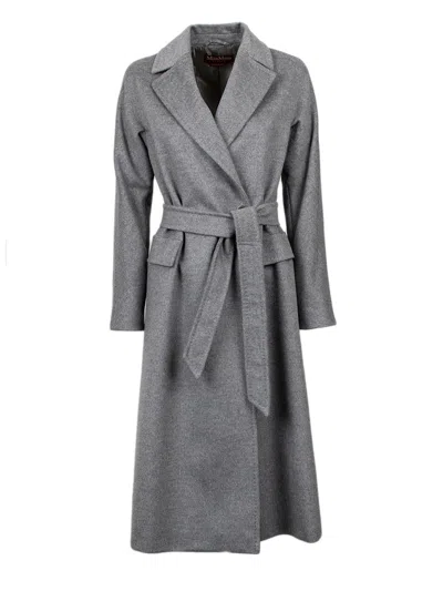 Max Mara Maxmara Studio Pazzo Coat In Grey