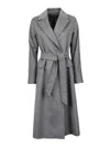 Max Mara Maxmara Studio Pazzo Coat In Grey