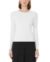 Max Mara Braies Crewneck Sweater In White